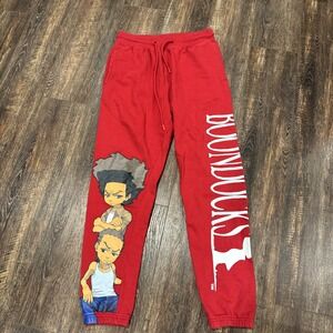BOONDOCKS 100% Cotton Men's Sweatpants Size X-LARGE drawstring W Back pocket